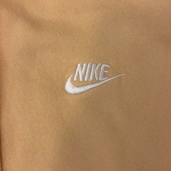 Nike Men's Light Orange Hoodie Size Large - Picture 2 of 4